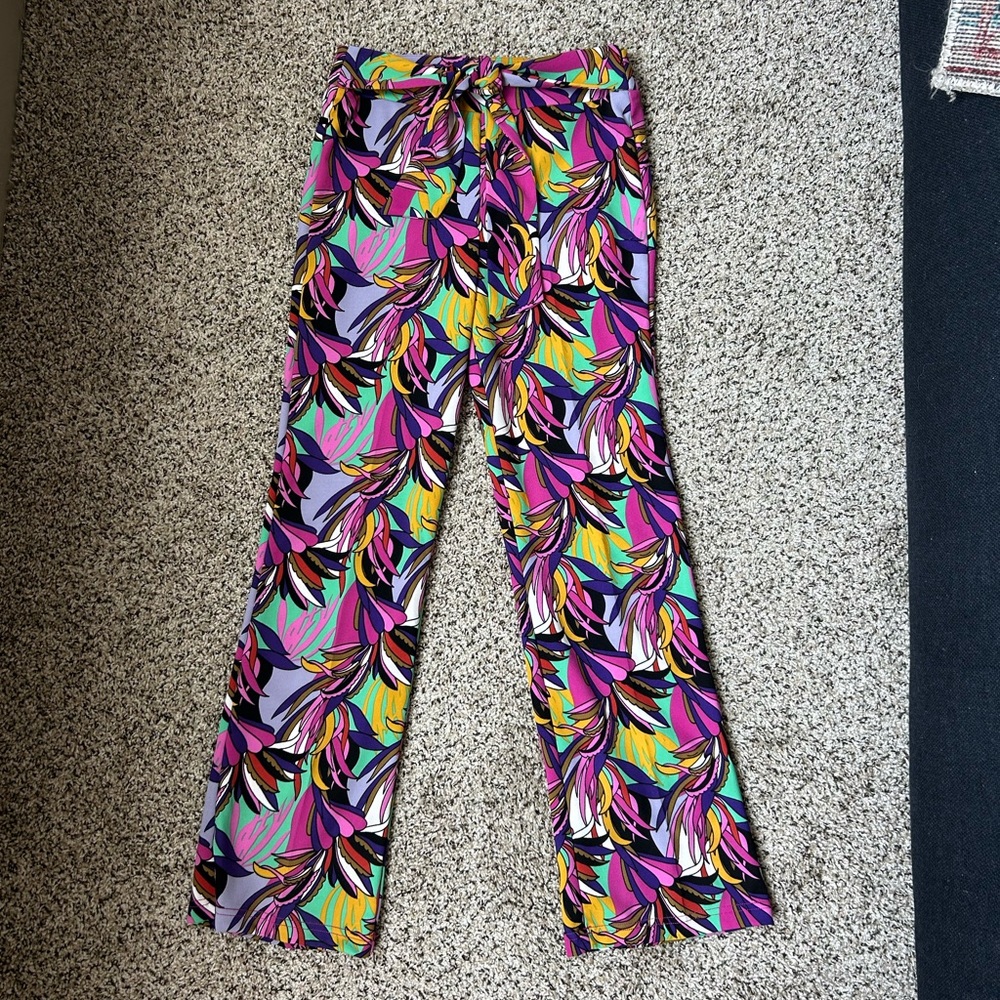 Colorful Abstract Patterned Pants